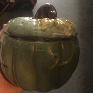 Glass brand new pumpkin